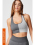 Cotton On Сив спортен сутиен Seamless Rib - Pepit.bg