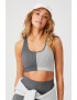 Cotton On Сив спортен сутиен Seamless Rib - Pepit.bg