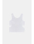 GARNA MAMA sp. z o.o. 2 PACK бели basic топове за момичета Crop - Pepit.bg