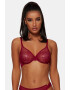 Gossard Сутиен Glossies Lace Bordeaux - Pepit.bg