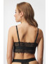 HUGO BOSS Сутиен HUGO Triangle Lace Black подплатен Bralette - Pepit.bg