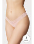 Hunkemöller 3 PACK прашки Madison - Pepit.bg