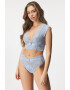 Hunkemöller Прашки Catrin Blue с висока талия - Pepit.bg