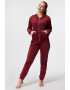Hunkemöller Спортно долнище Velours Braid Red - Pepit.bg