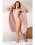 Hunkemöller Топлещ халат Mauve къс - Pepit.bg