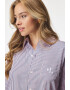 Ralph Lauren Нощница Pink Stripe - Pepit.bg