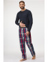 Tommy Hilfiger Памучна пижама Desert sky дълга - Pepit.bg
