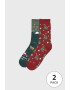 Ysabel Mora 2 PACK дамски къси чорапи Christmas - Pepit.bg