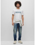 BOSS T-shirt Byal - Pepit.bg