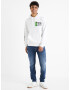Celio Minecraft Sweatshirt Byal - Pepit.bg