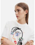 Desigual Face T-shirt Byal - Pepit.bg