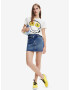 Desigual Margarita Smiley T-shirt Byal - Pepit.bg