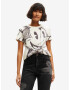 Desigual Mickey Trazos T-shirt Byal - Pepit.bg