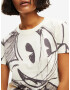 Desigual Mickey Trazos T-shirt Byal - Pepit.bg