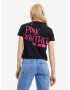 Desigual Pink Panther Smile T-shirt Cheren - Pepit.bg