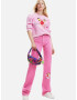 Desigual Pink Panther Sweatshirt Rozov - Pepit.bg