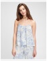 GAP Dreamwell Shirred Racerback Closing Word Потник за спане Byal - Pepit.bg