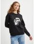 Karl Lagerfeld Ikonik Sweatshirt Cheren - Pepit.bg