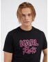 Karl Lagerfeld T-shirt Cheren - Pepit.bg