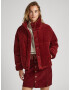 Pepe Jeans Fiona Cord Winter jacket Cherven - Pepit.bg