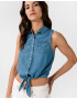 Pepe Jeans Wave Crop top Sin - Pepit.bg