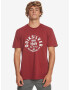 Quiksilver Circled Script Front T-shirt Cherven - Pepit.bg