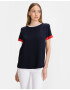 Tommy Hilfiger Crepe Tipped Тениска Sin - Pepit.bg