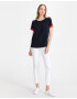 Tommy Hilfiger Crepe Tipped Тениска Sin - Pepit.bg