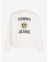 Tommy Jeans Boxy Luxe Sweatshirt Byal - Pepit.bg