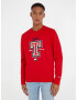 Tommy Jeans Modern Sport T Crew Sweatshirt Cherven - Pepit.bg