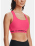 Under Armour Crossback Mid Bra Cпортен Сутиен Rozov - Pepit.bg