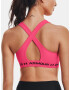 Under Armour Crossback Mid Bra Cпортен Сутиен Rozov - Pepit.bg