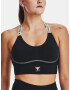 Under Armour Project Rock Infty Mid Cпортен Сутиен Cheren - Pepit.bg