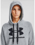 Under Armour Rival Fleece Logo Hoodie Sweatshirt Siv - Pepit.bg