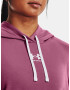 Under Armour Rival Terry Hoodie Sweatshirt Rozov - Pepit.bg