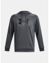 Under Armour UA Armour Fleece Big Logo HD Sweatshirt Siv - Pepit.bg