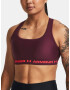 Under Armour UA Crossback Mid Bra Cпортен Сутиен Cherven - Pepit.bg