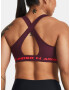 Under Armour UA Crossback Mid Bra Cпортен Сутиен Cherven - Pepit.bg