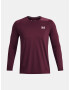 Under Armour UA HG Armour Fitted LS T-shirt Cherven - Pepit.bg