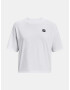 Under Armour UA Logo LC Oversized HW T-shirt Byal - Pepit.bg