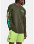 Under Armour UA Project Rock Brahma LS T-shirt Zelen - Pepit.bg