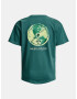 Under Armour UA Project Rock Globe SS T-shirt Zelen - Pepit.bg