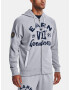 Under Armour UA Project Rock Hvywght Terry FZ Sweatshirt Siv - Pepit.bg