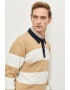AC&Co Раиран пуловер с яка - Pepit.bg