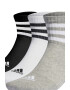 adidas Performance Унисекс къси чорапи на райе - 3 чифта - Pepit.bg