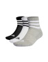 adidas Performance Унисекс къси чорапи на райе - 3 чифта - Pepit.bg