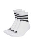 adidas Performance Унисекс къси чорапи с райе - 3 чифта - Pepit.bg