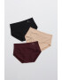 Aerie Рипсени бикини хипстър - 3 чифта - Pepit.bg