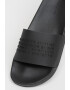 AllSaints Чехли Renegate с релефен текст - Черен - Pepit.bg