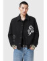 AllSaints Яке Ambaum тип Varsity с вълна - Pepit.bg